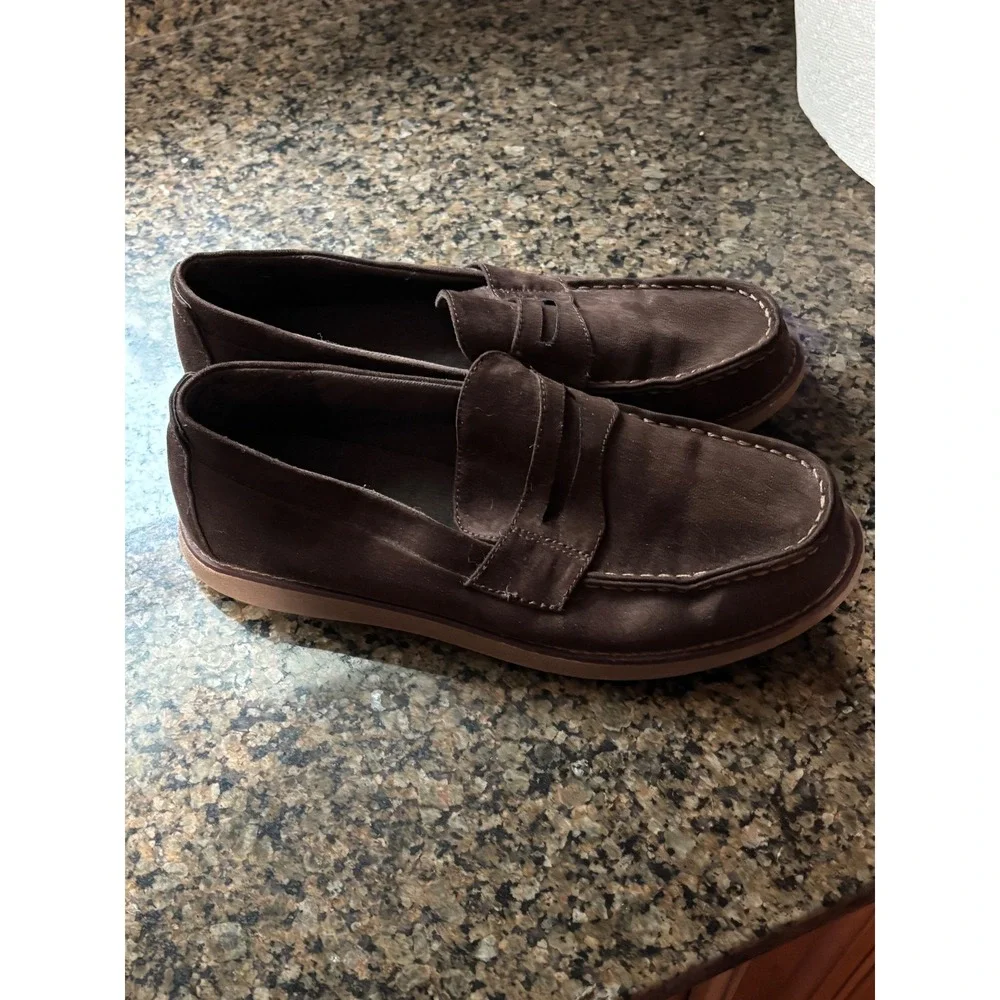 Sperry Top-Sider Capstan Boys Brown Penny Loafer Shoes SCK262040 Size 6.5M
